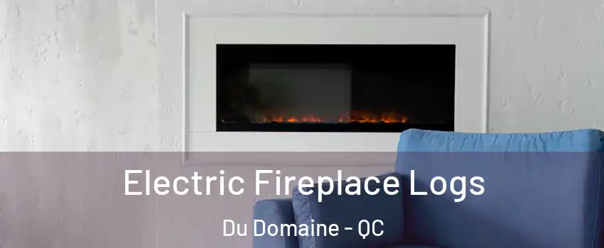 Electric Fireplace Logs Du Domaine - QC