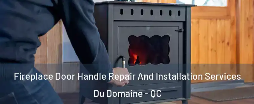 Fireplace Door Handle Repair And Installation Services Du Domaine - QC