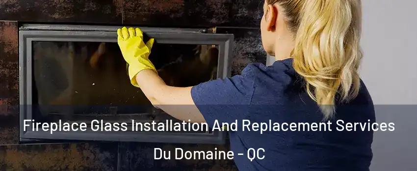 Fireplace Glass Installation And Replacement Services Du Domaine - QC