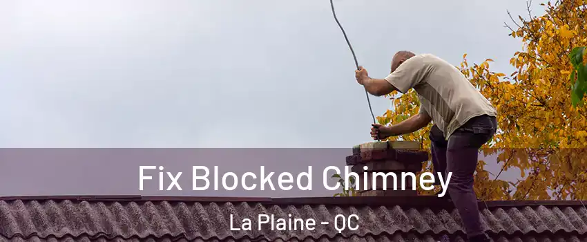 Fix Blocked Chimney La Plaine - QC
