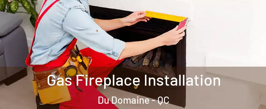 Gas Fireplace Installation Du Domaine - QC