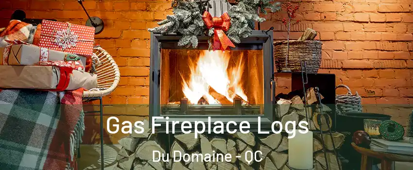 Gas Fireplace Logs Du Domaine - QC