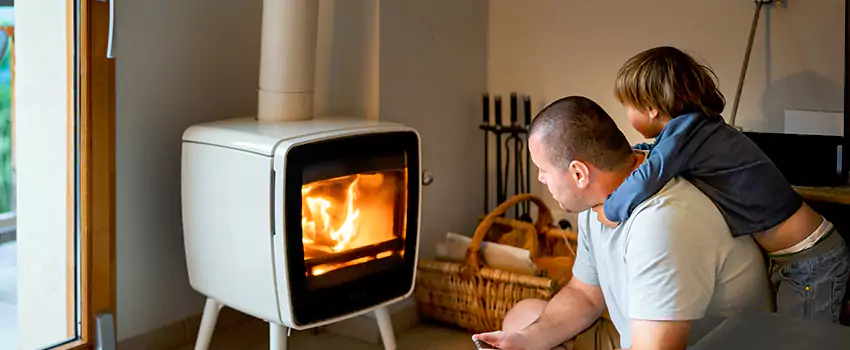 Morso Cast Iron Fireplace Insert Installation in Mascouche, QC