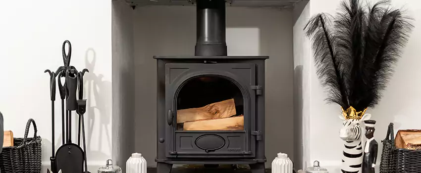 Thelin Hearth Products Providence Pellet Insert Fireplace Installation in Mascouche, QC