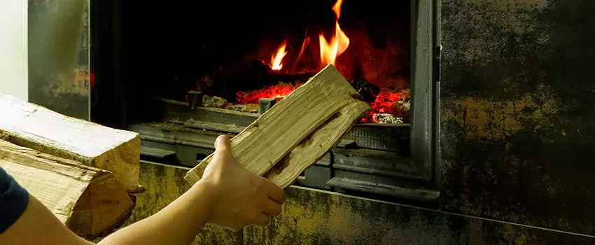 Wood Stove Heat Resistant Wall Repair in Mascouche, Quebec