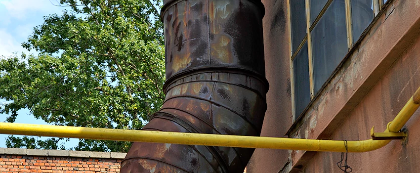 Lightning Protection Installation System for Industrial Chimneys in Saint-Henri, Quebec