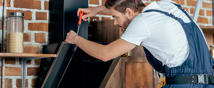 Old Rusted Metal Fireplace Repair And Replacement in Mascouche, QC