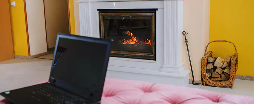 Valor Outdoor Gas Fireplace in Mascouche, Quebec