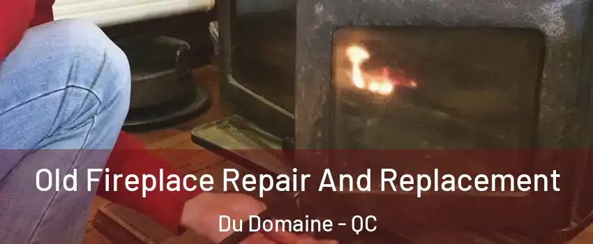 Old Fireplace Repair And Replacement Du Domaine - QC